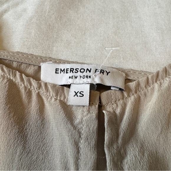 Emerson Fry XS 100% Silk Oversized Tunic or Mini Dress w/ Pockets - Picture 6 of 7